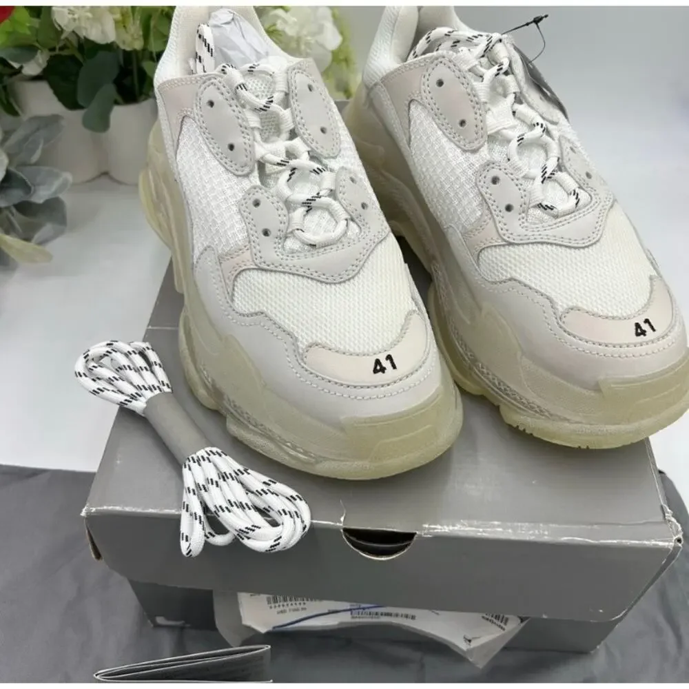 Women's Balenciaga triple S clear, sole sneakers size 41 NWT - Picture 3 of 9